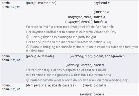 mi novia meaning|novida in spanish.